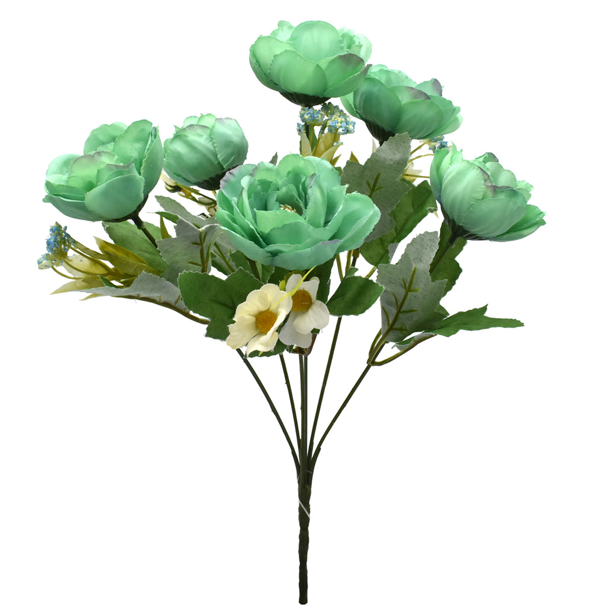 Paquete 12 Pz Ramo Peonias Artificial AR185