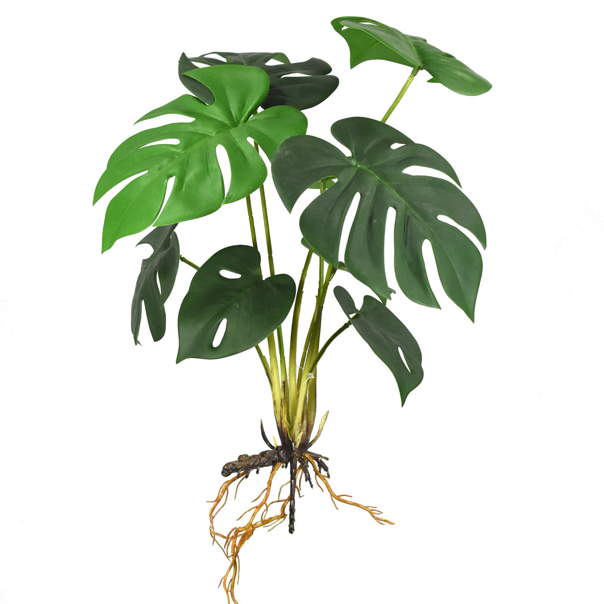 Paquete 12 Pz Planta de Monstera Artificial JI21040