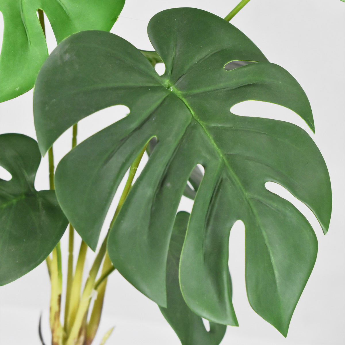 Paquete 12 Pz Planta de Monstera Artificial JI21040