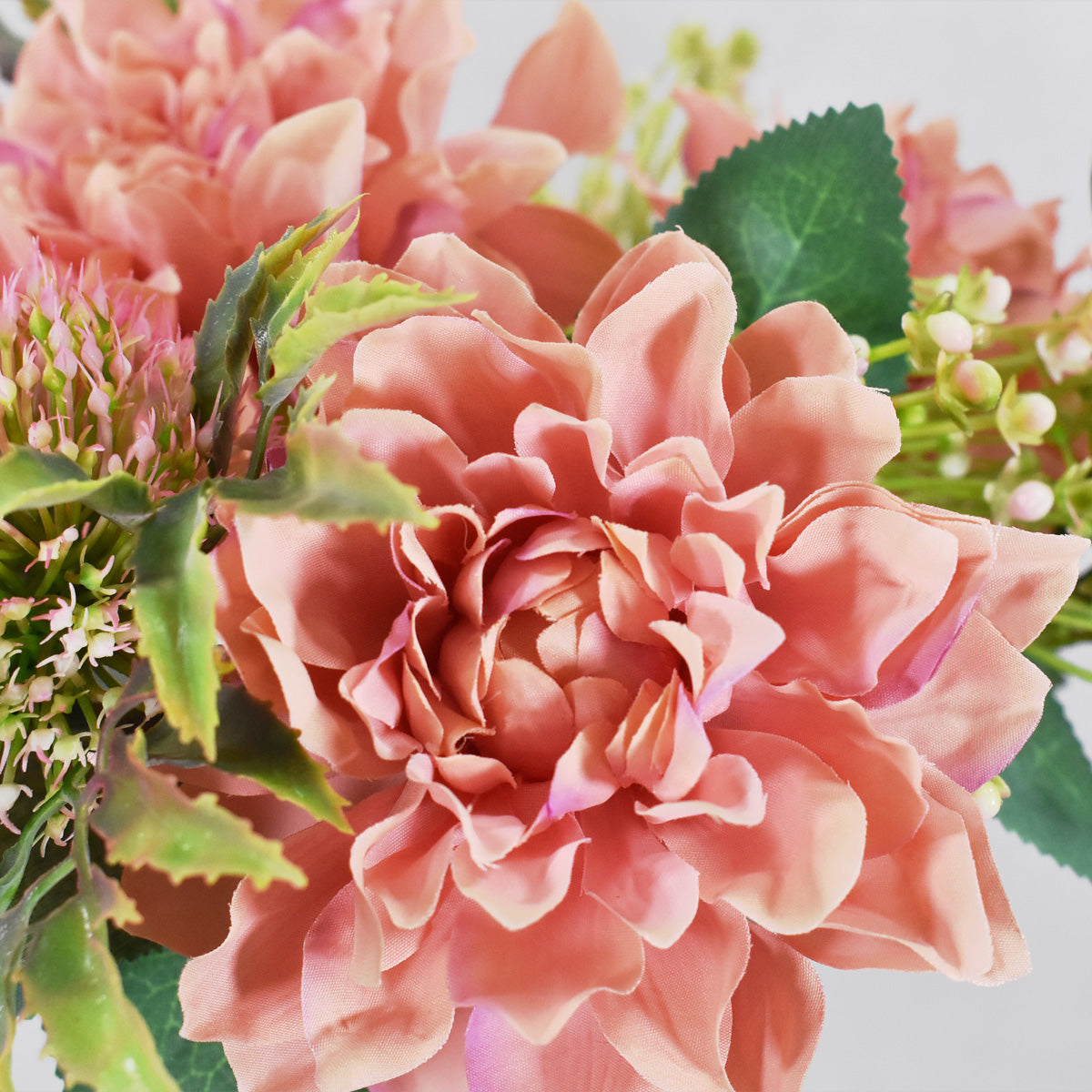 Bouquet Artificial de Dalias Salmon HY166010