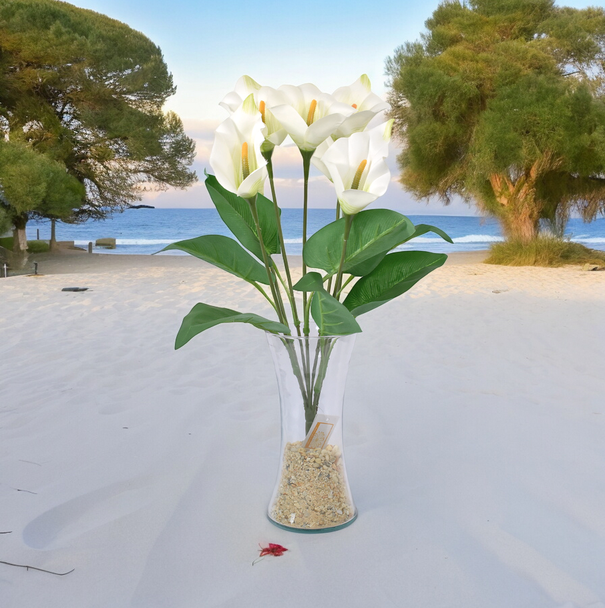 Ramo de Alcatraz Artificial Crema DB001