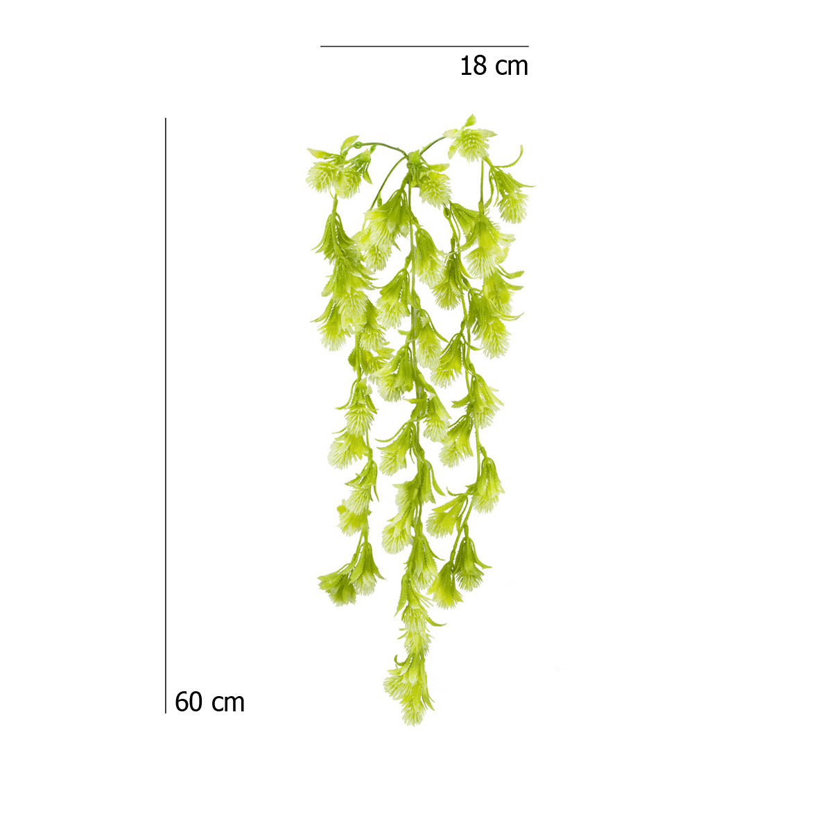 Paquete 6 Pz Follaje Colgante Tropical Artificial AR186