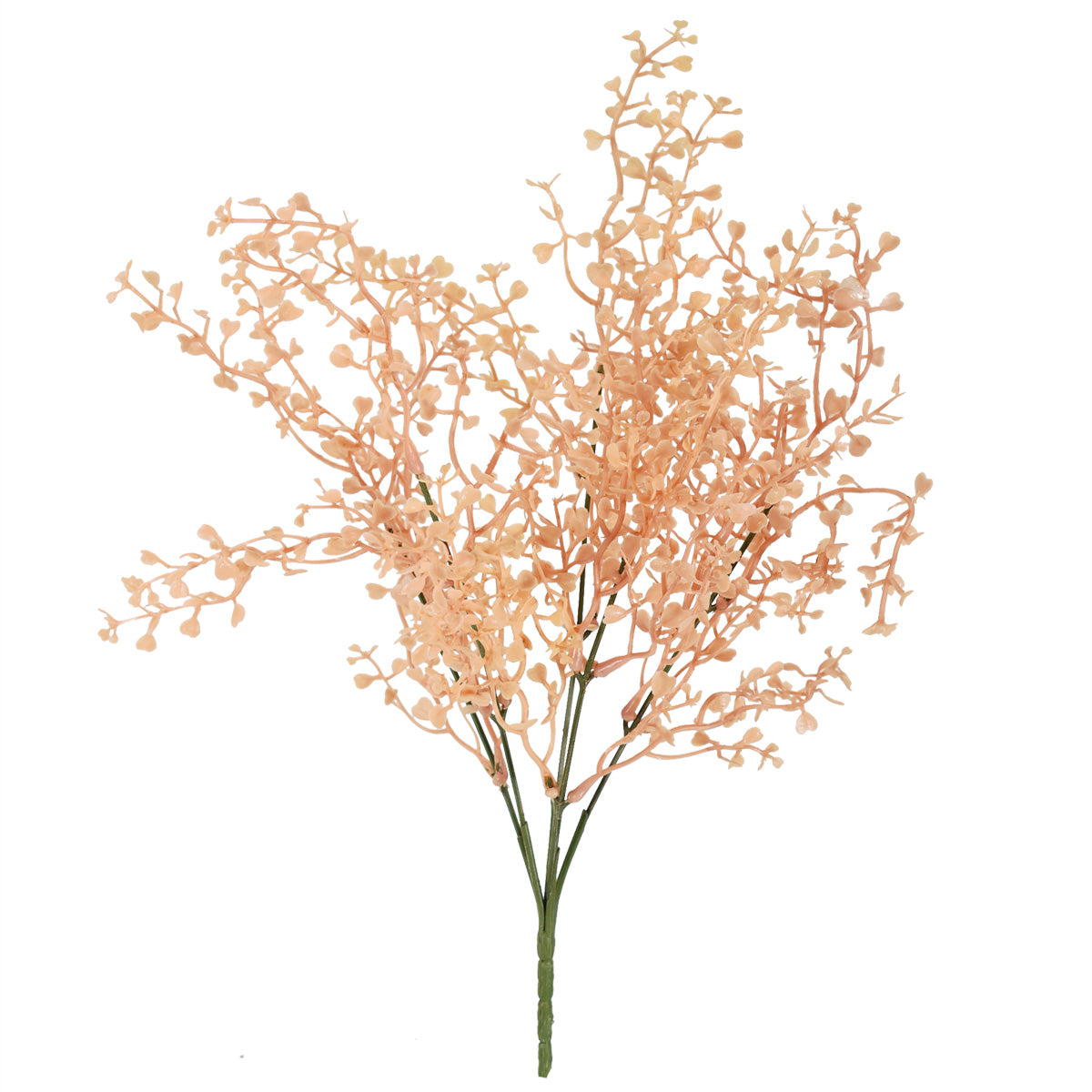 Ramo Follaje Mini Artificial Corazón Salmon AR384