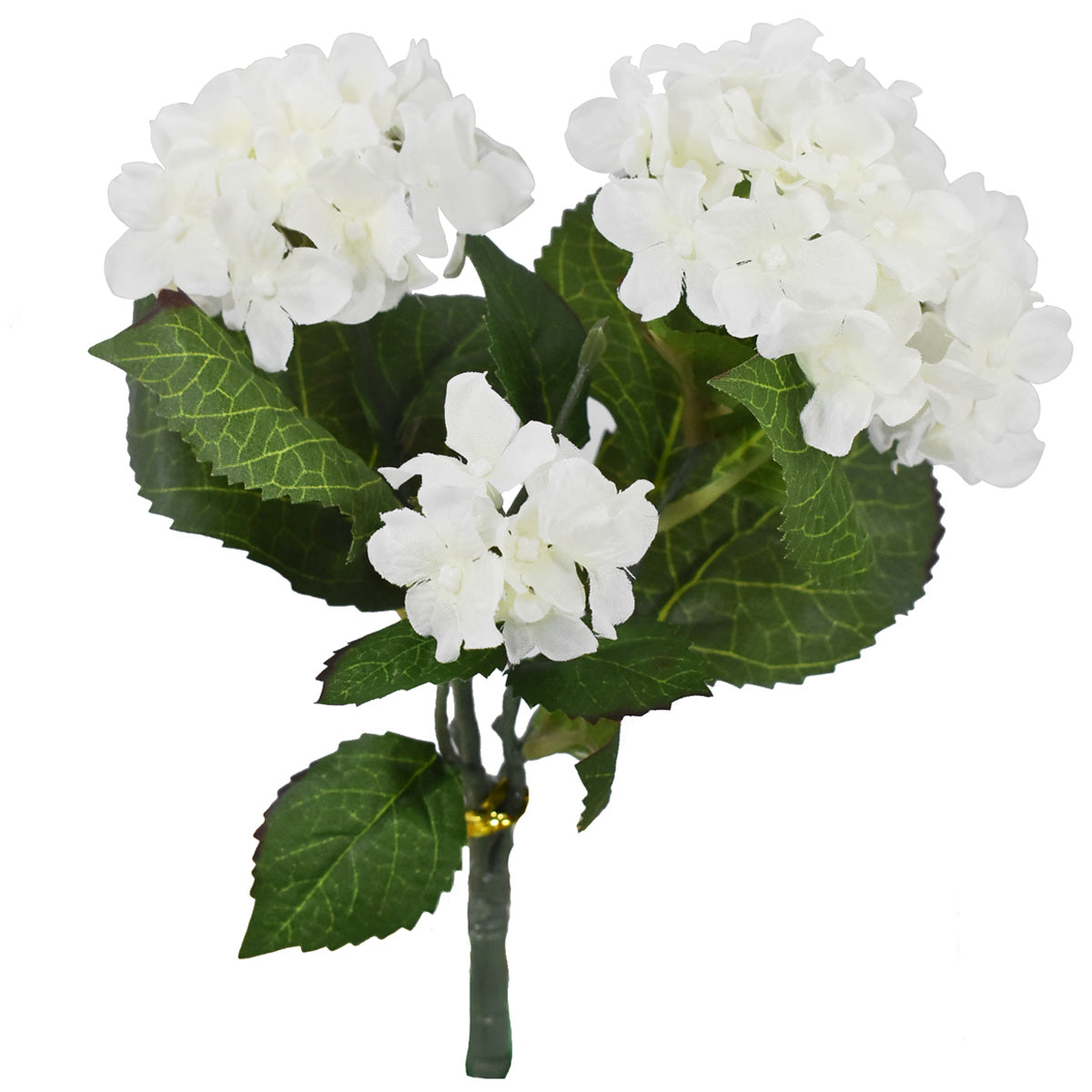 Vara Mini Hortensia Artificial Blanco AR201
