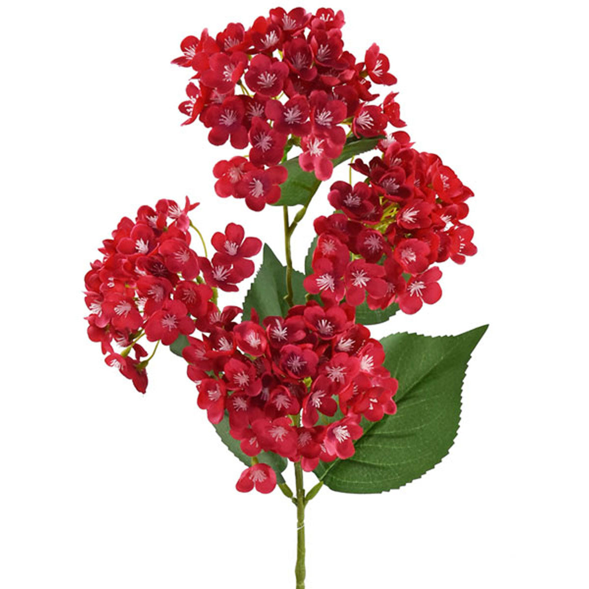 Vara de Hortensias Artificial Rojo HY166014