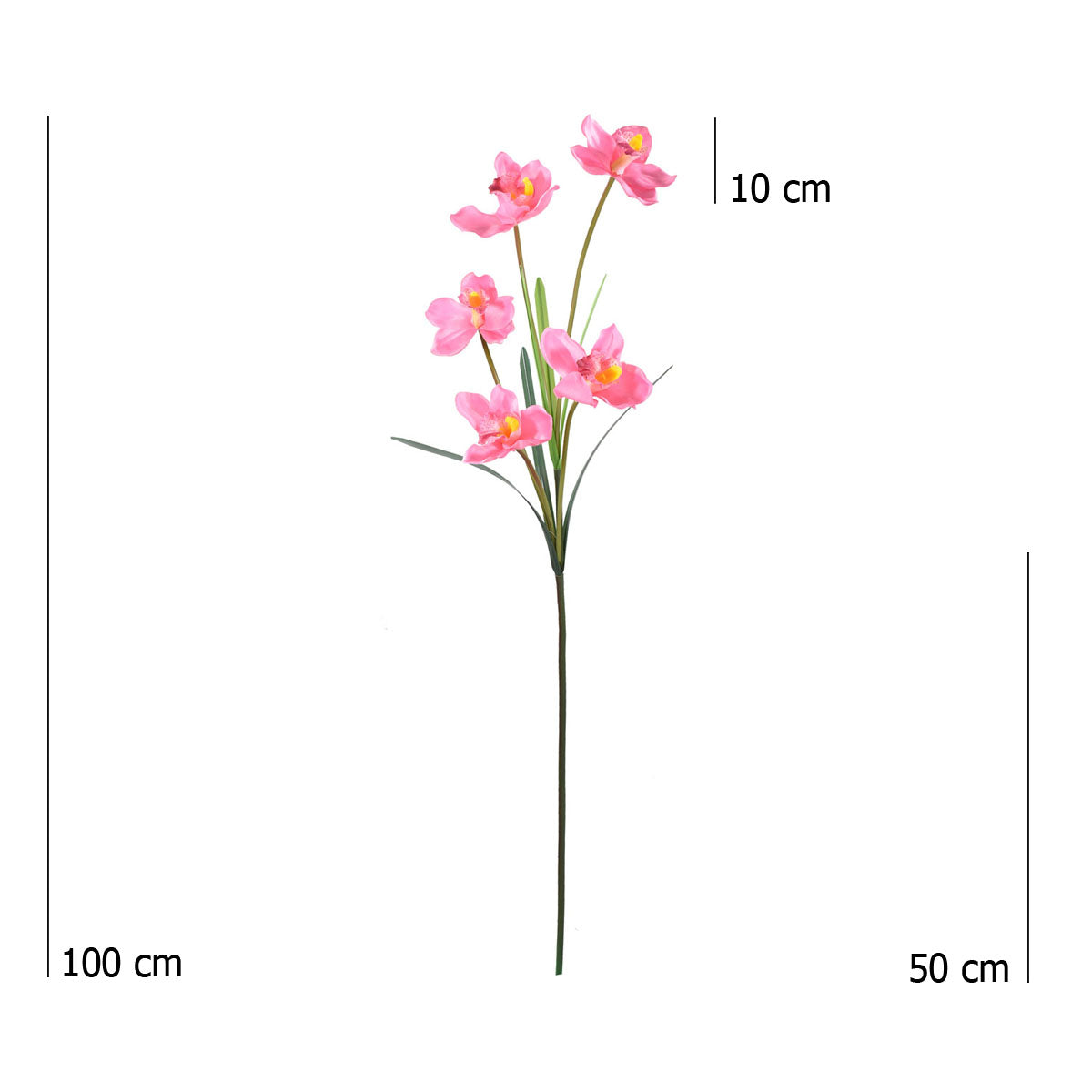 Vara de Orquídea Cymbidium Artificial 050817