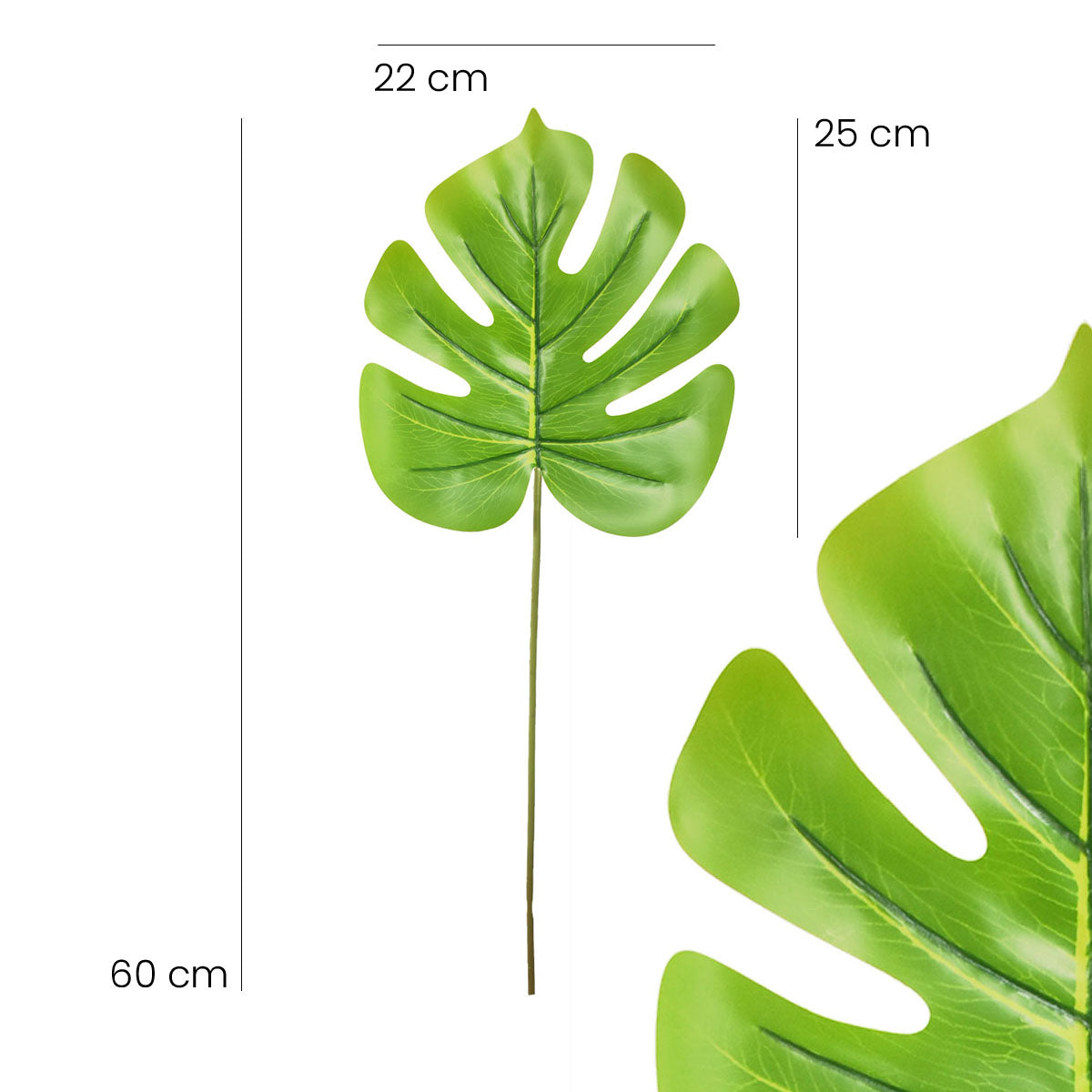 Hoja Monstera Mediana Artificial YS013