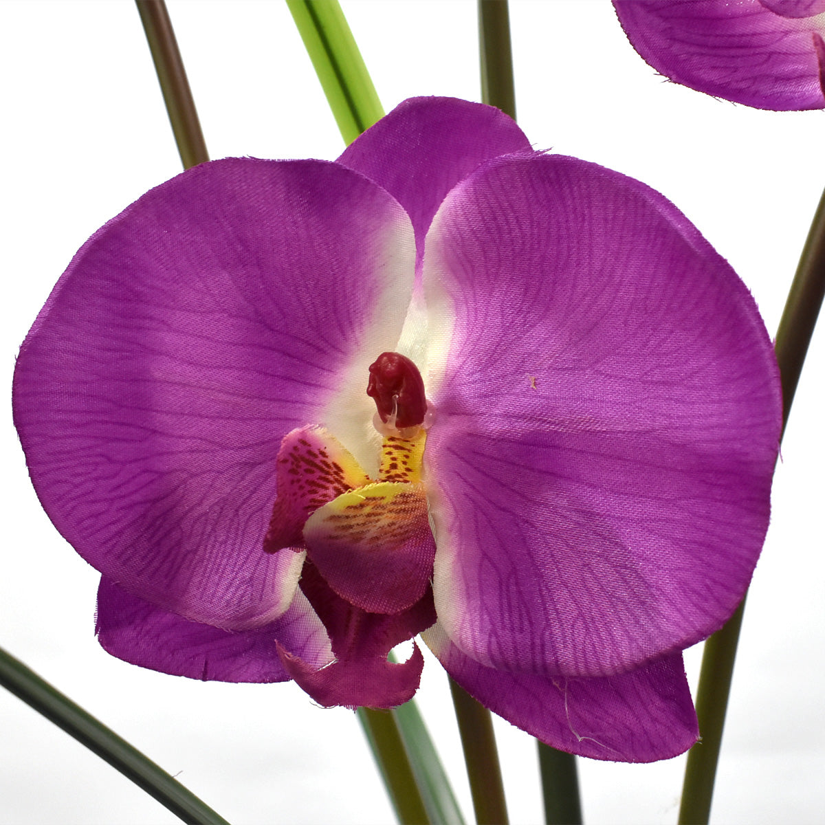 Vara de Orquídea Mariposa Artificial Morado D0015PU