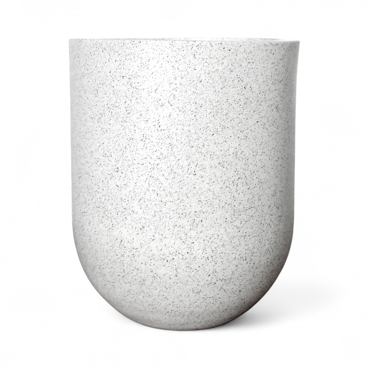 Maceta Gota Blanco Granito Polietileno 20 cm AKBA20BG