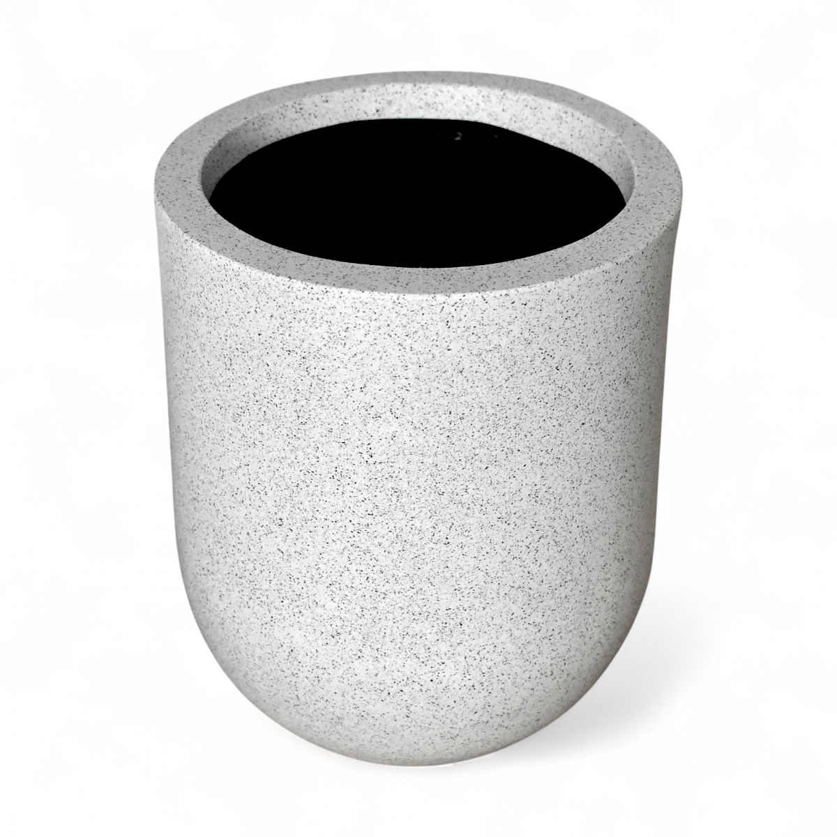 Maceta Gota Blanco Granito Polietileno 20 cm AKBA20BG