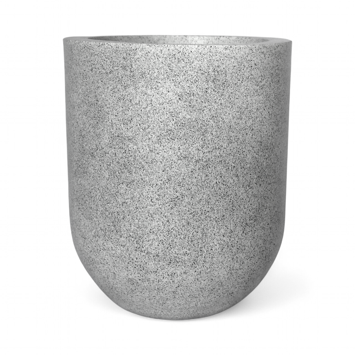 Maceta Gota Blanco Granito Polietileno 30 cm AKBA30BG