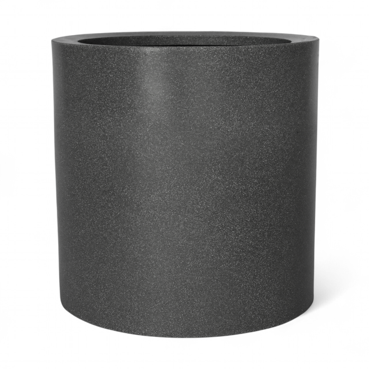 Maceta Cilindro Gris Granito Polietileno 40 cm AKCI40GG