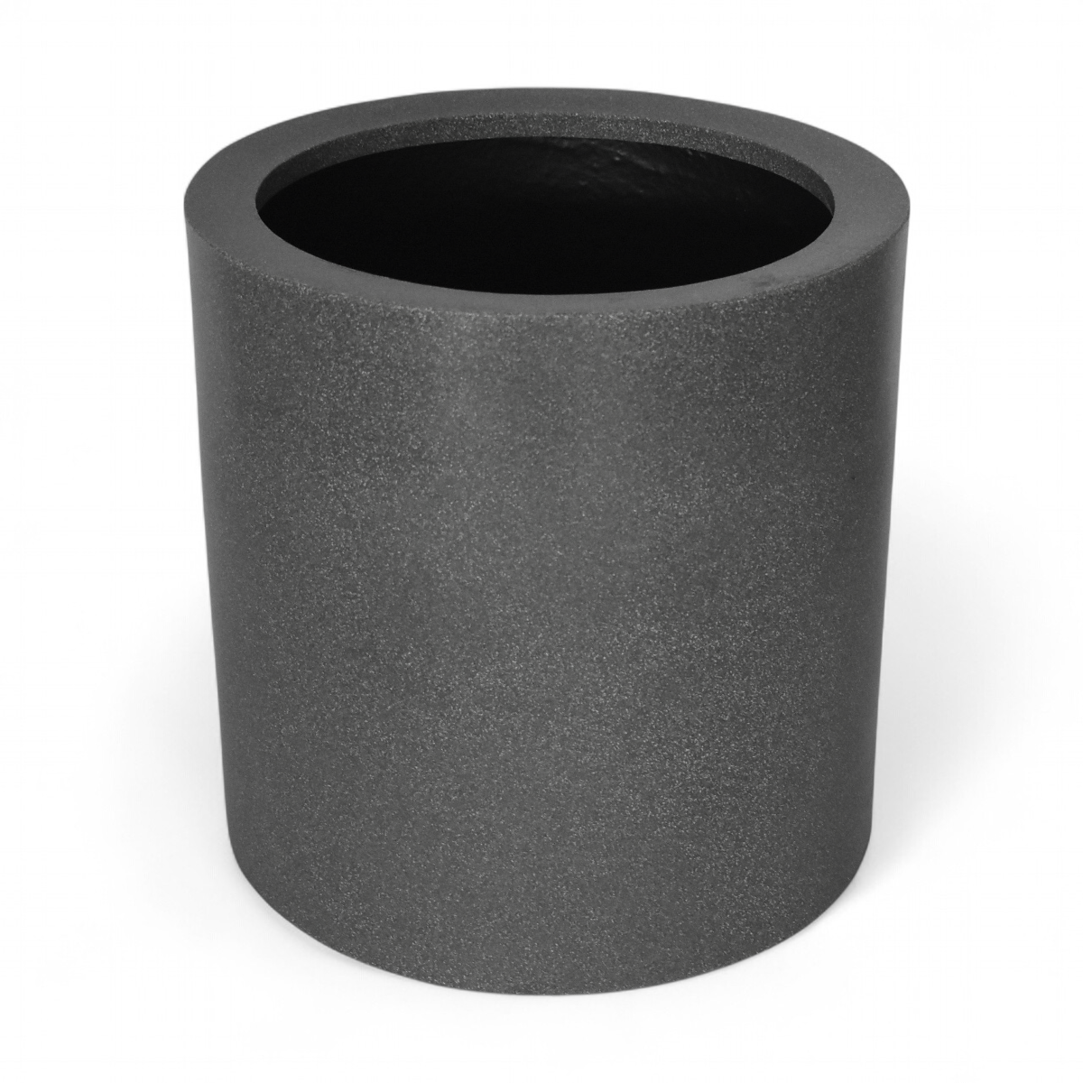 Maceta Cilindro Gris Granito Polietileno 40 cm AKCI40GG