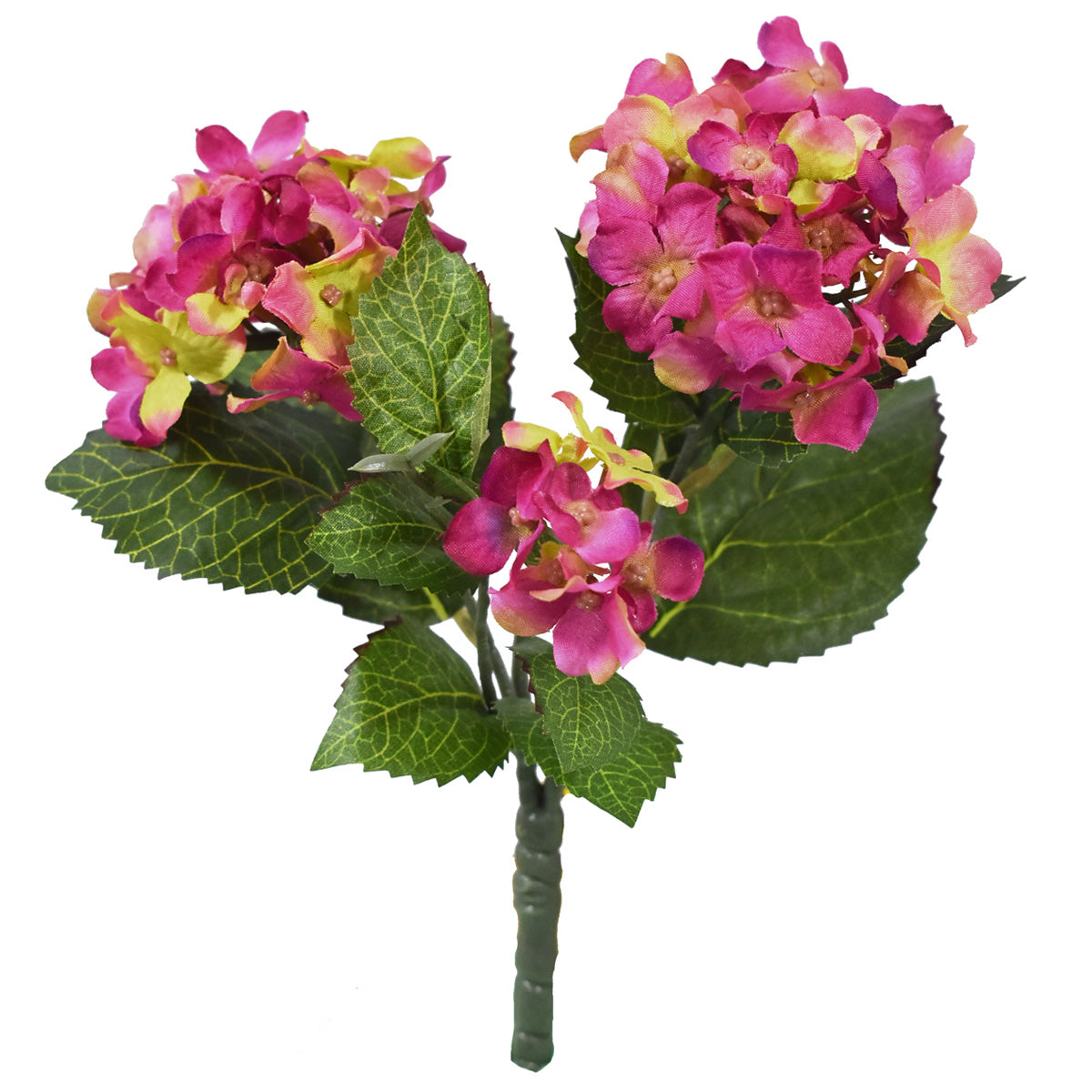 Vara Mini Hortensia Artificial Fucsia AR201