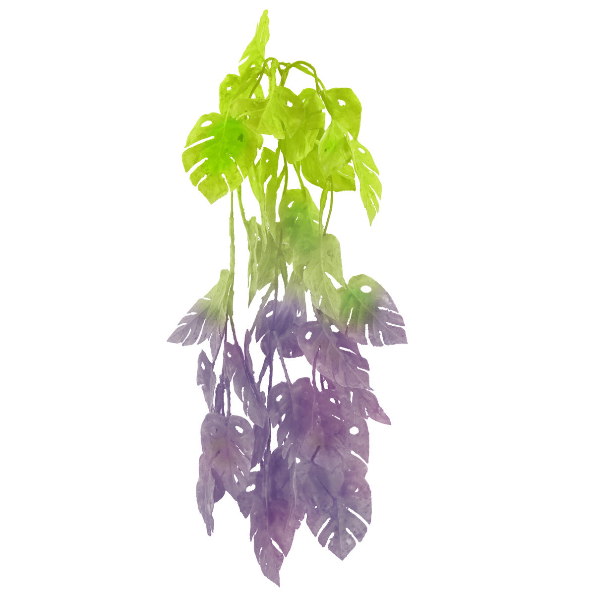 Follaje Colgante Garra Monstera Artificial Morado AR187