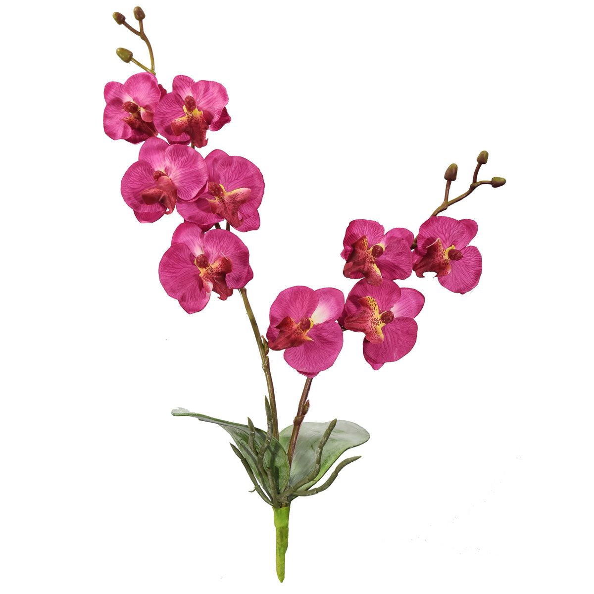 Mini Orquídea Doble Artificial Fucsia AEB440002