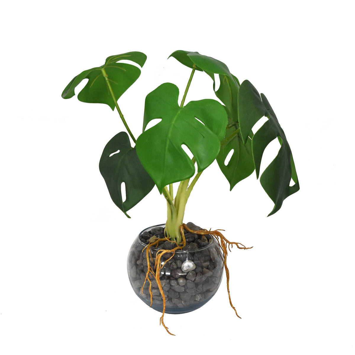 Paquete 12 Pz Planta de Monstera Artificial JI21045