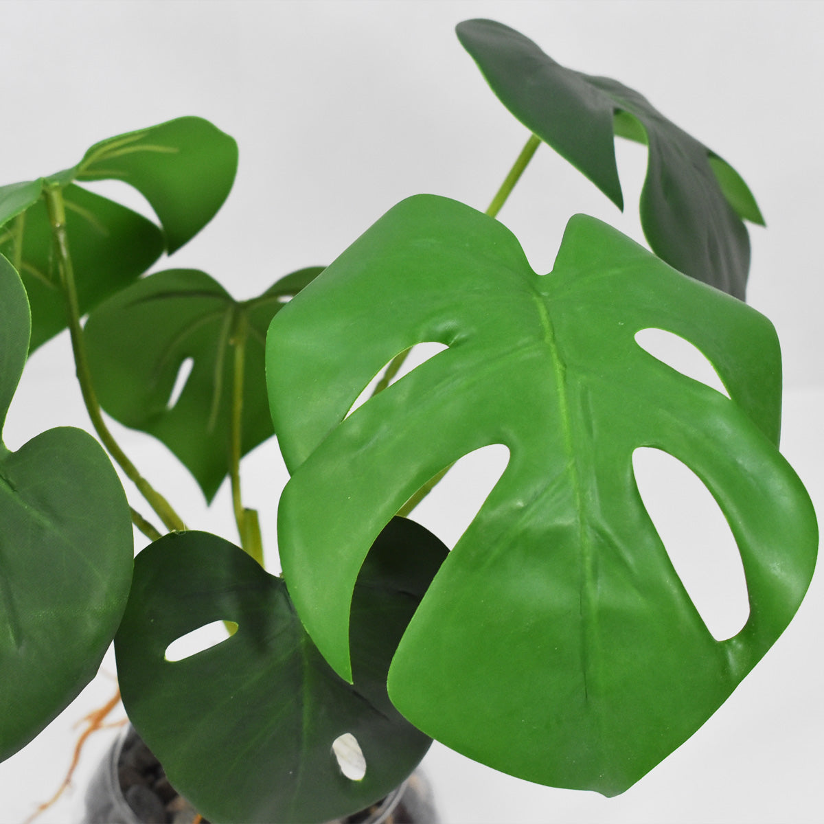 Paquete 12 Pz Planta de Monstera Artificial JI21045