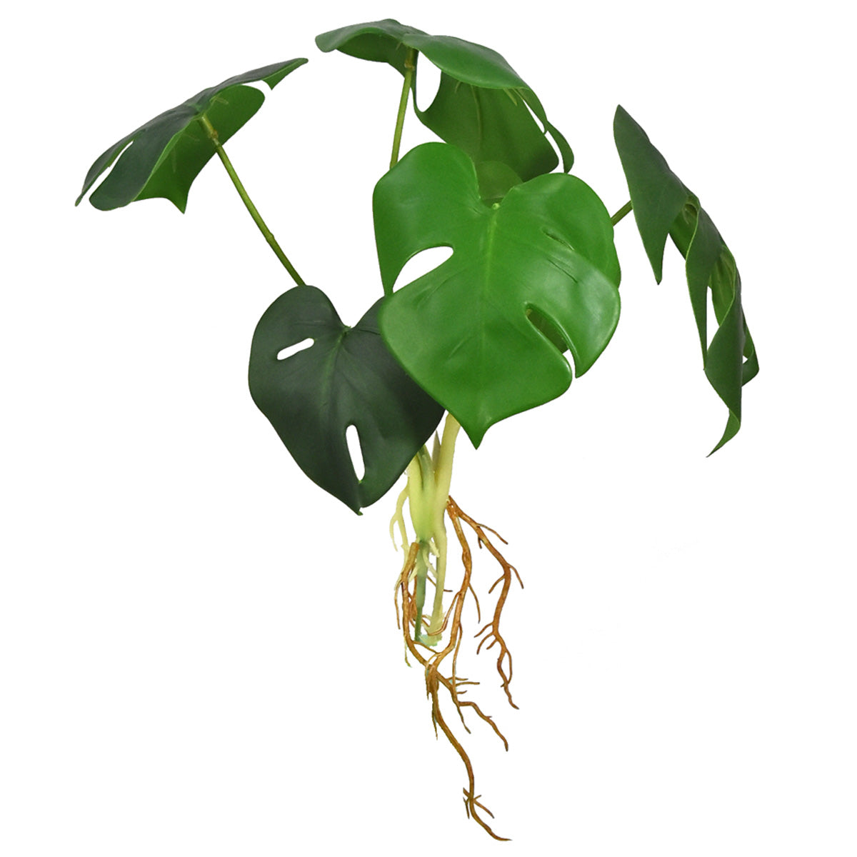 Paquete 12 Pz Planta de Monstera Artificial JI21045