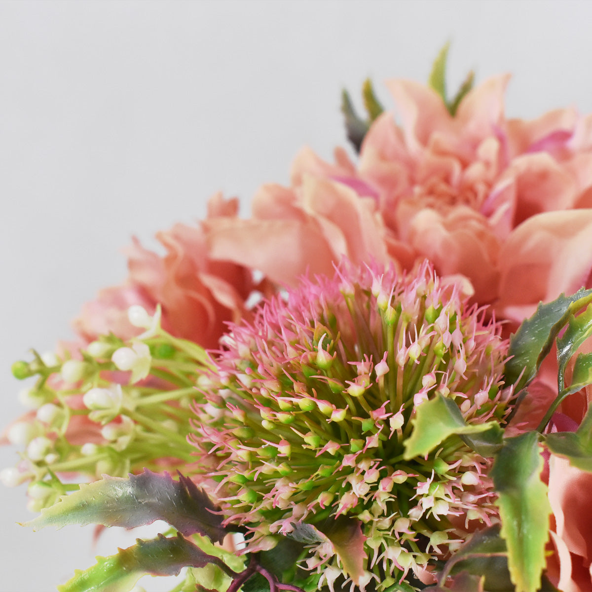 Bouquet Artificial de Dalias Salmon HY166010