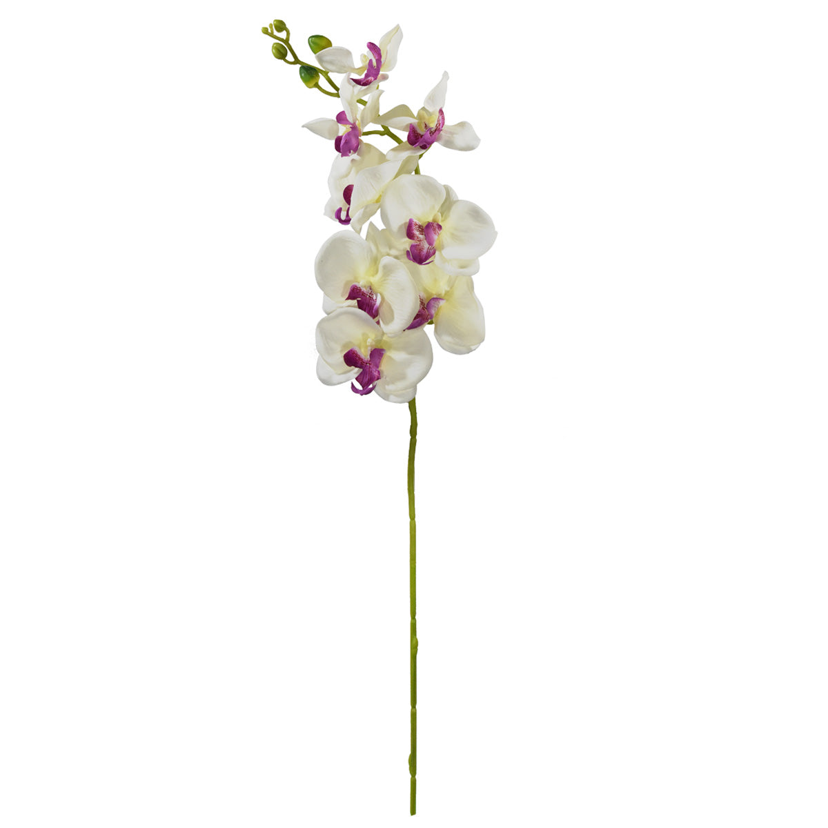 Vara de Orquídea Mariposa Artificial Blanco Lila YL2001CRBT