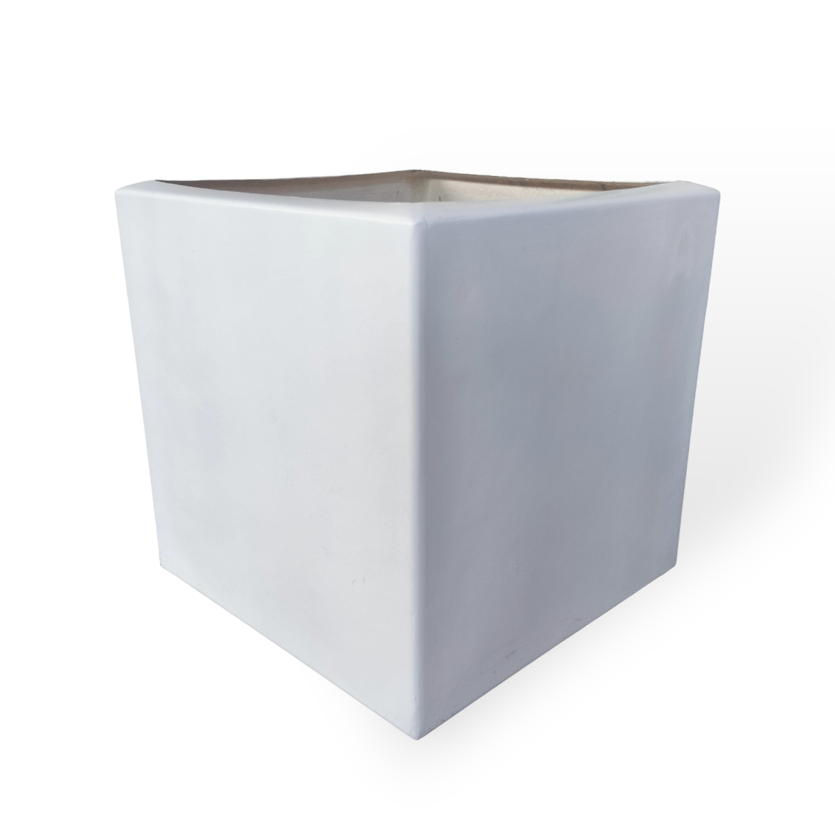 Cubo Fibra de Vidrio 30 cm * 30 cm Blanco