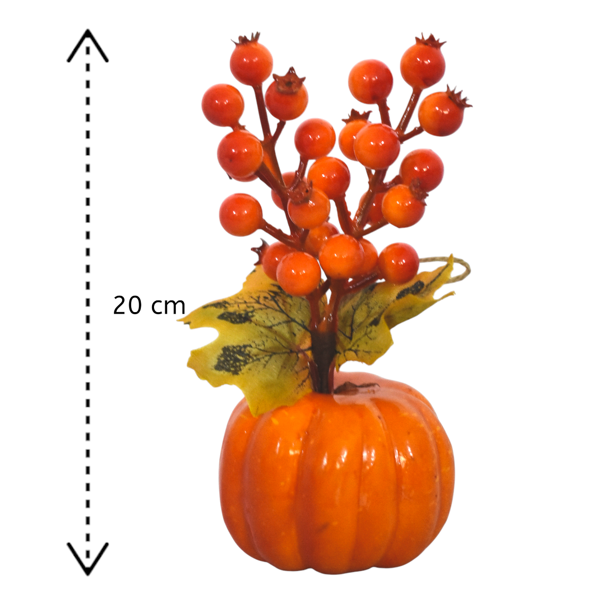 Calabaza Con Adorno Otoñal SZ5861385