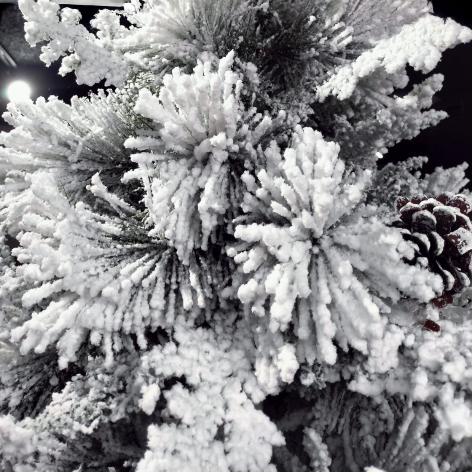 Árbol de Navidad Nevado Artificial 2.10 Mts NAV0107BL210