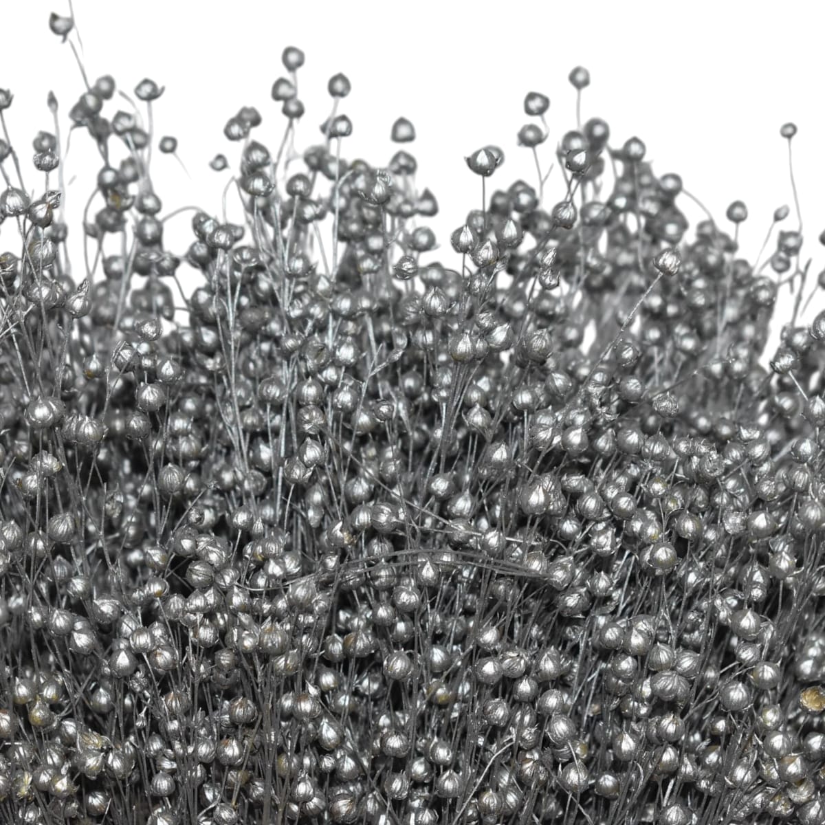 Ramo Lino Seco Plata Perlillas 50cm 320010PL