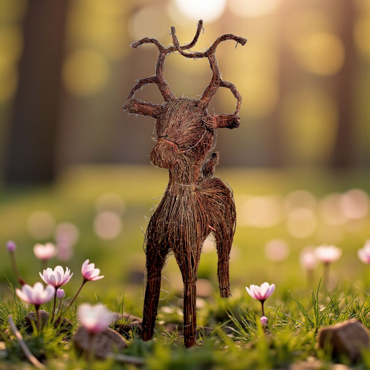 Reno Venado Decorativo de Ramas 65 cm 12001