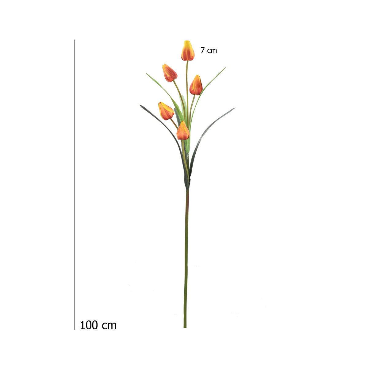 Vara de Tulipán Artificial Naranja GS001 (copia)