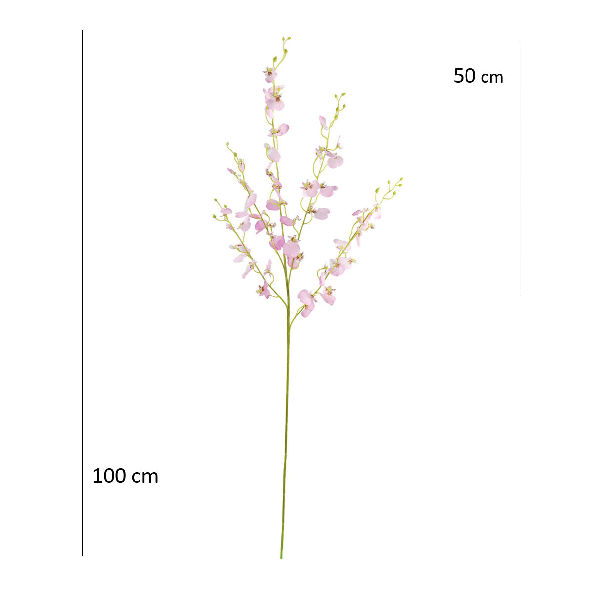 Vara de Orquídeas Bailarinas Artificial Rosa HY166023PK