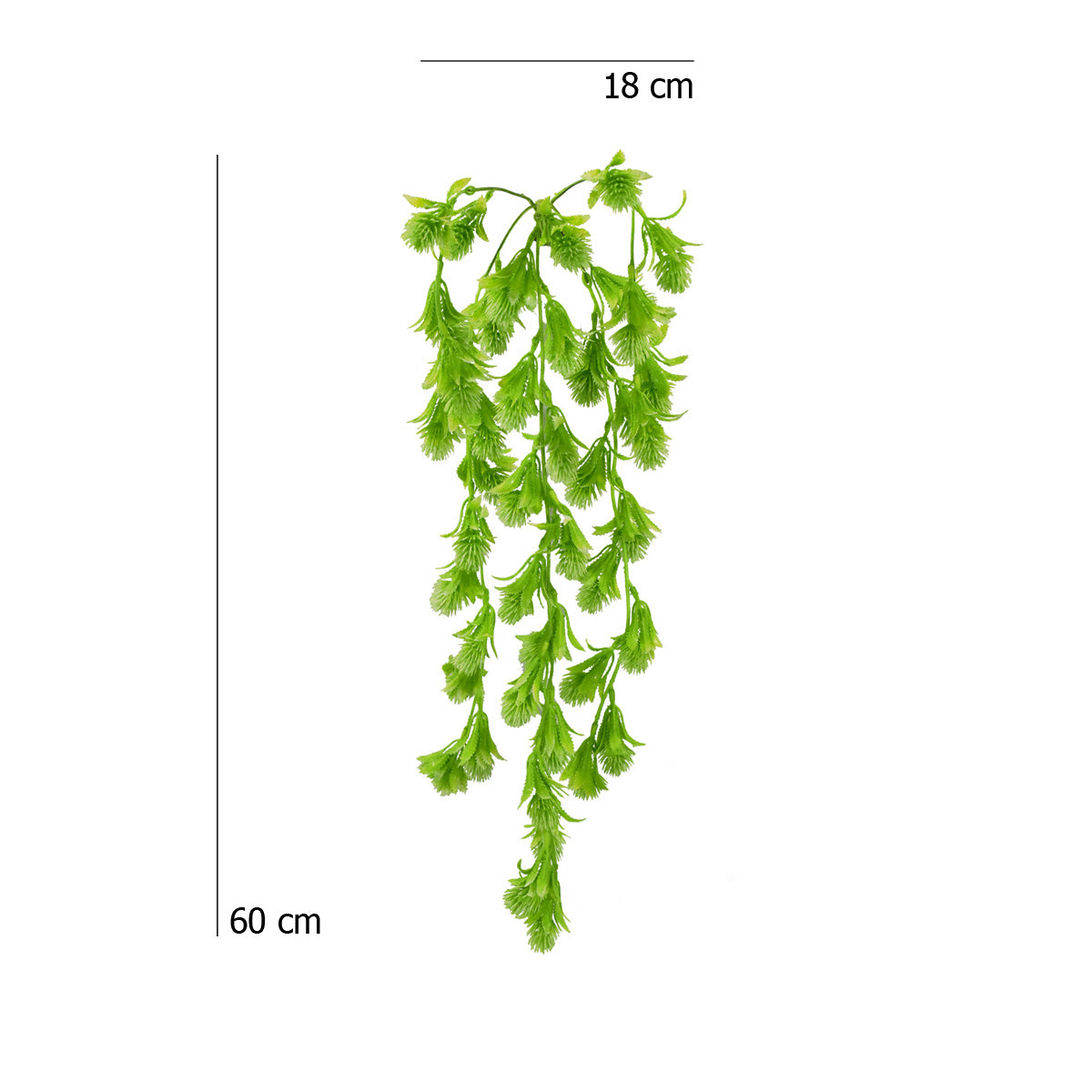 Follaje Colgante Cola de Borrego Artificial Verde AR186