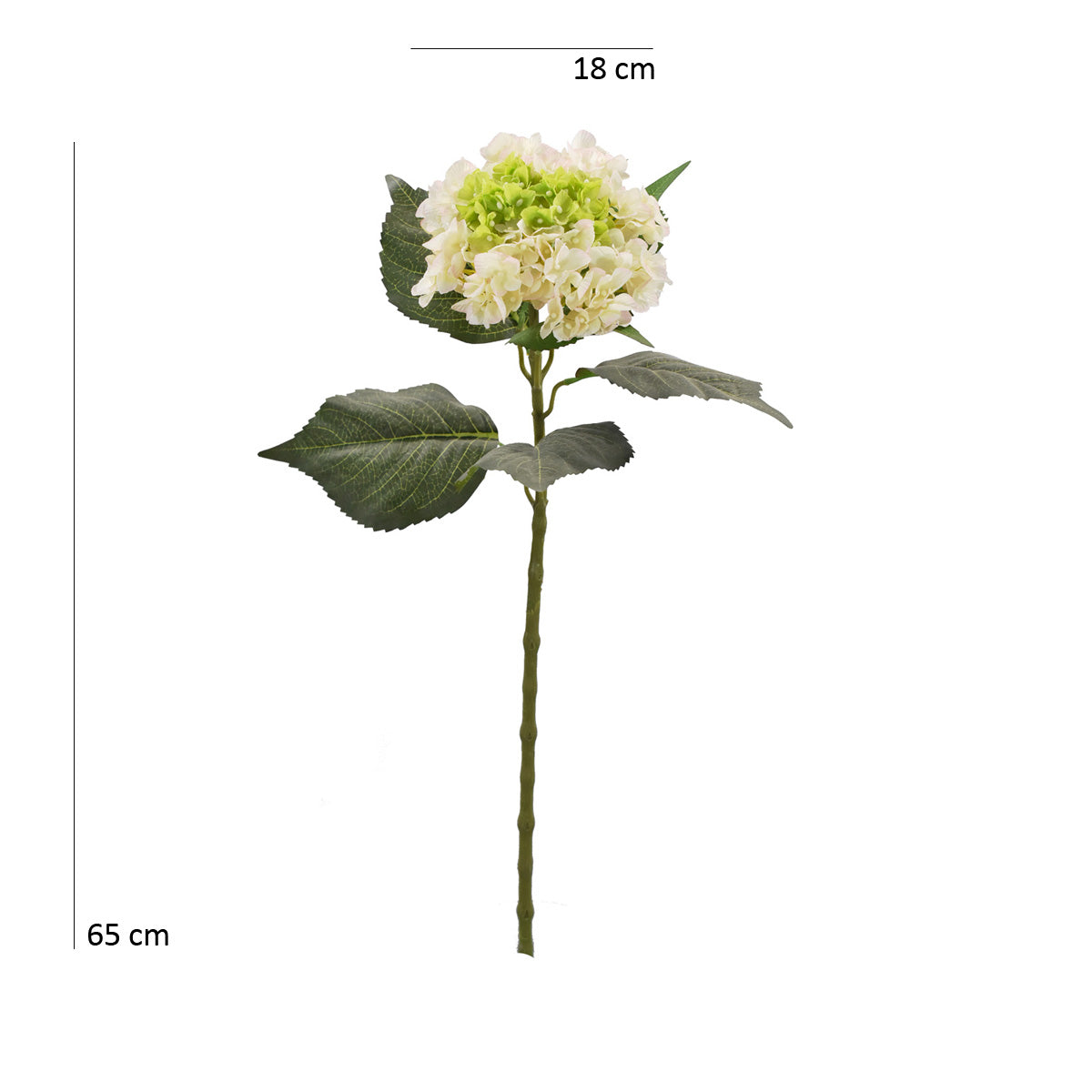 Vara de Hortensia Artificial Biege H0150813