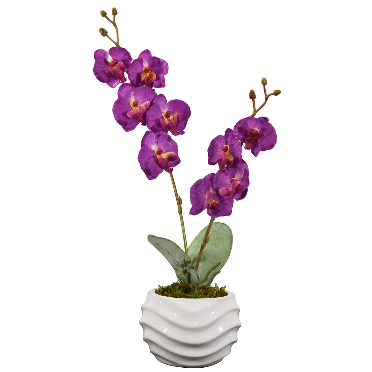 Arreglo Floral de Orquídeas artificiales Morado – Blumart