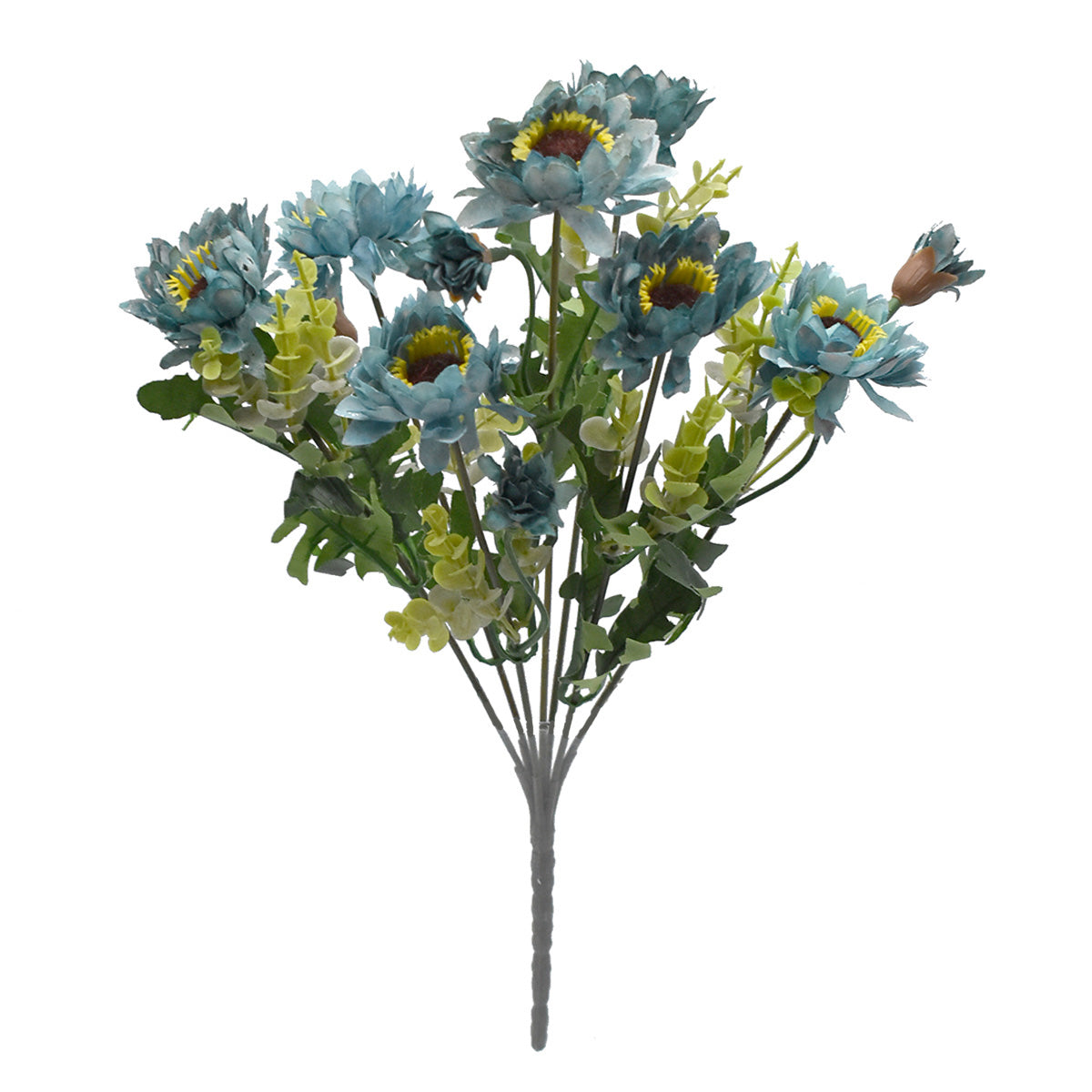 Mini Gerbera Otoñal Artificial Azul MAN170