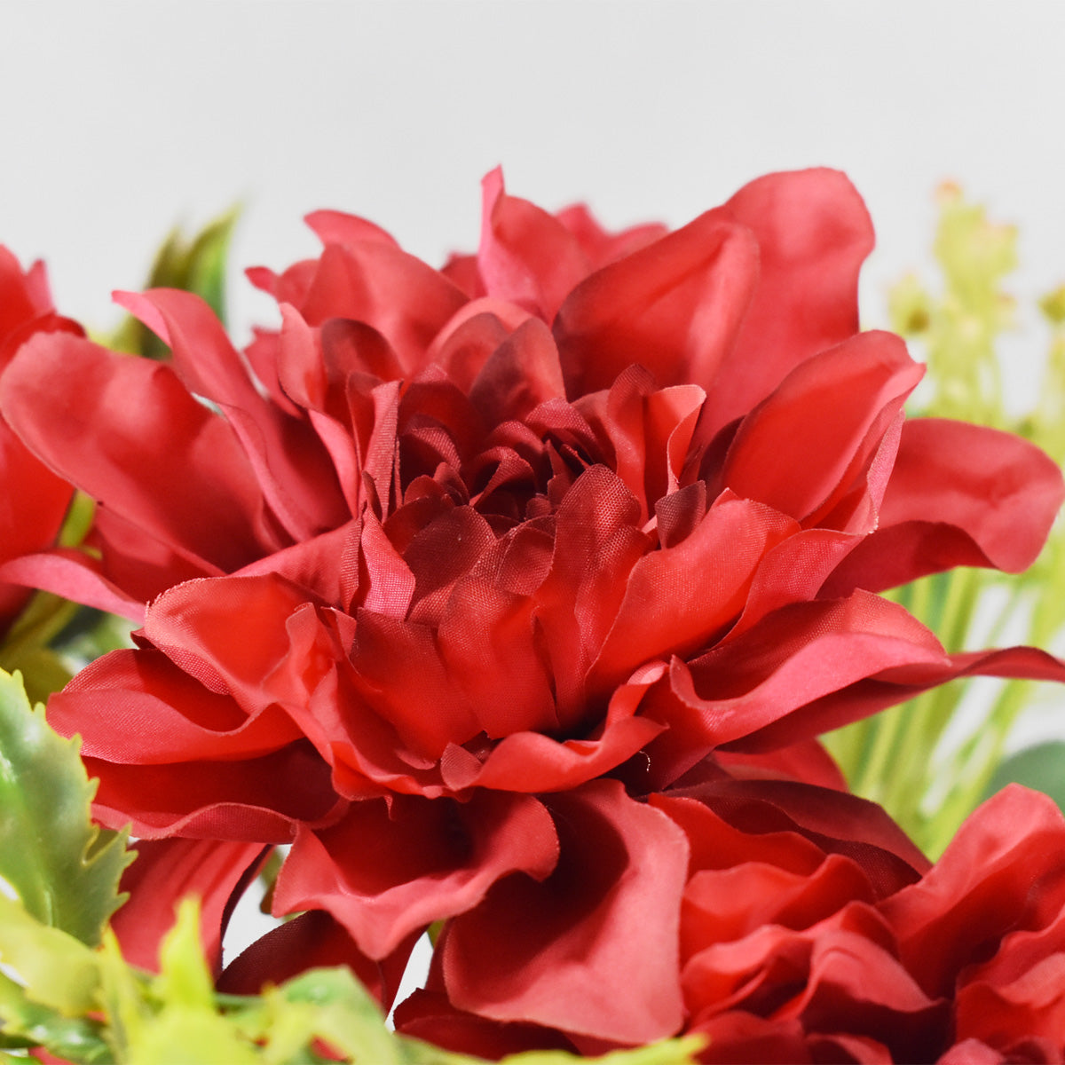 Bouquet Artificial de Dalias Rojo HY166010