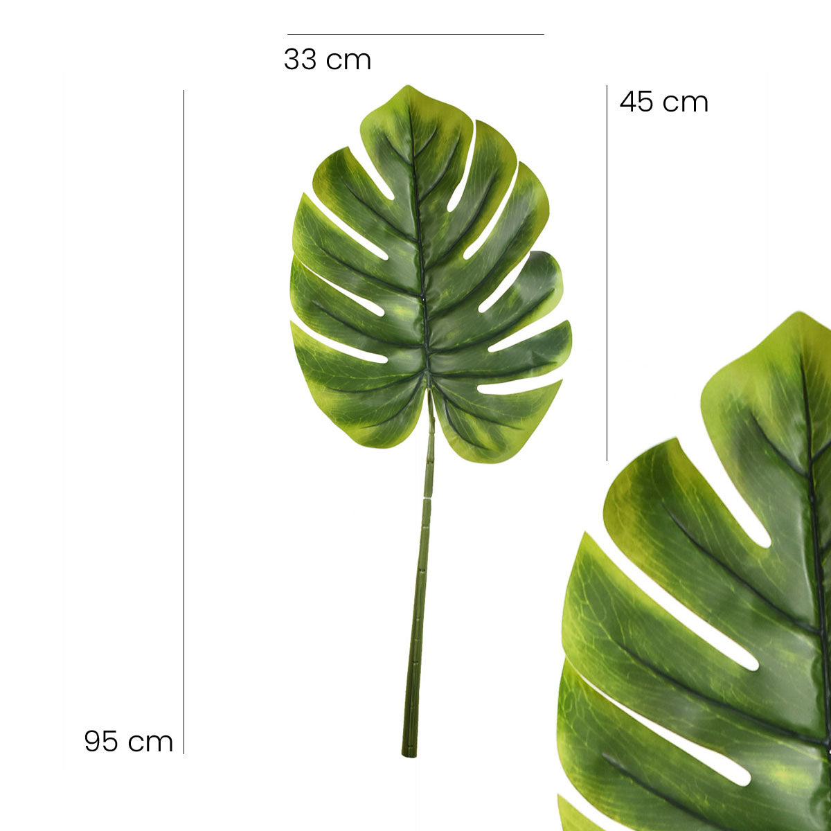 Hoja Monstera Jumbo Artificial YS009