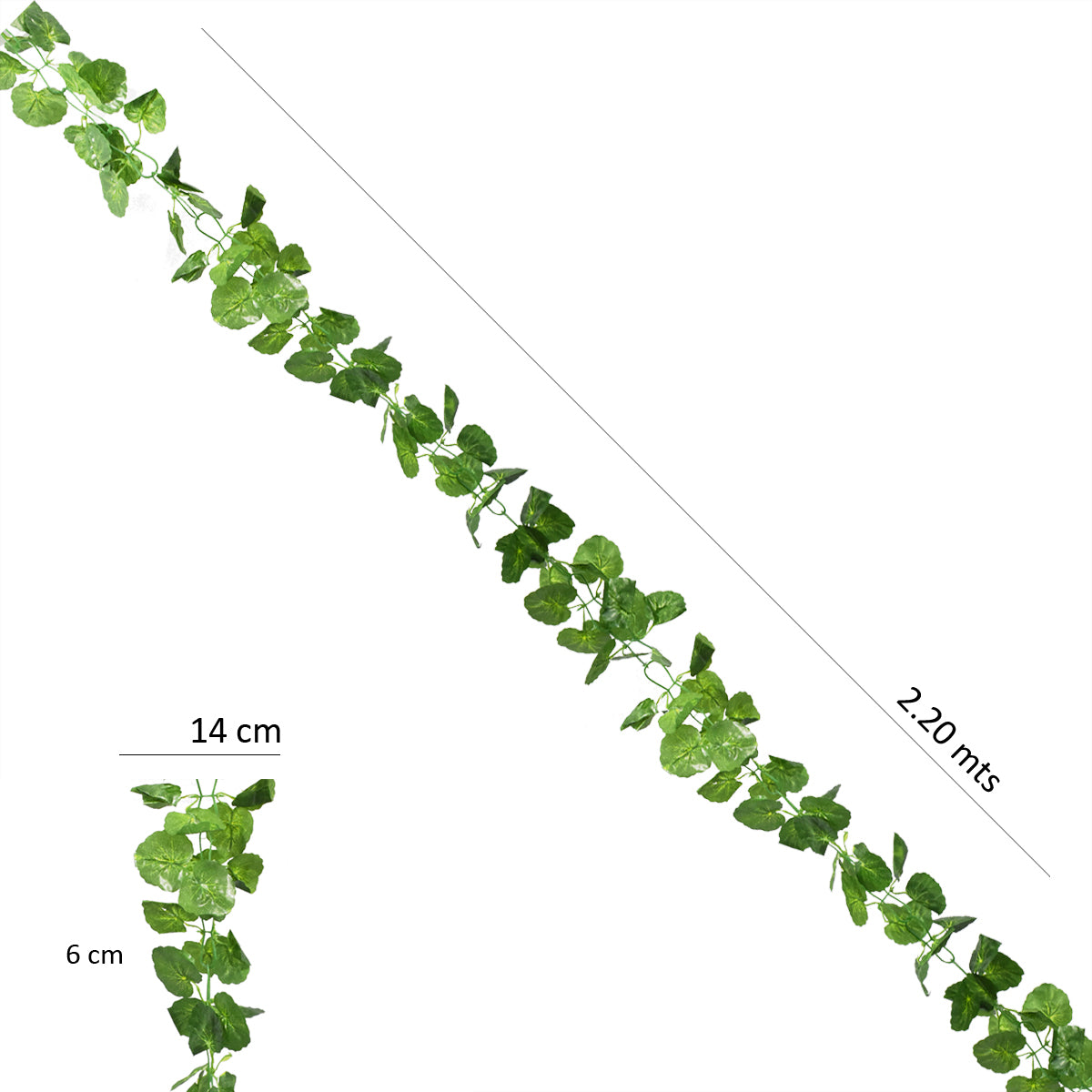 Guia de Cadena Artificial Follaje Begonia AR025